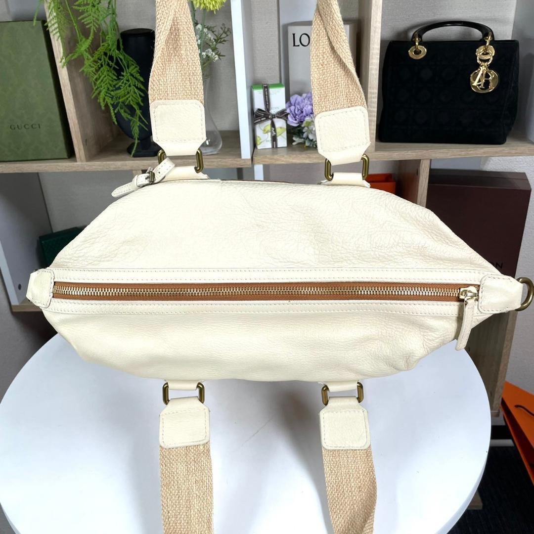 超美品 ETRO パイソン型押し レザー 2WAYバッグ