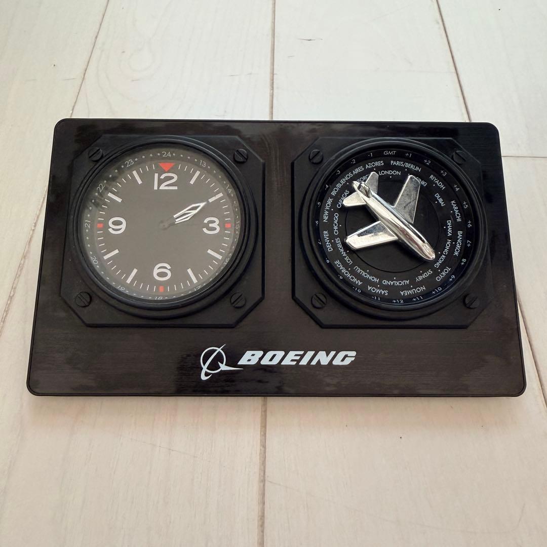 インテリア時計 Boeing World Timer with Plane
