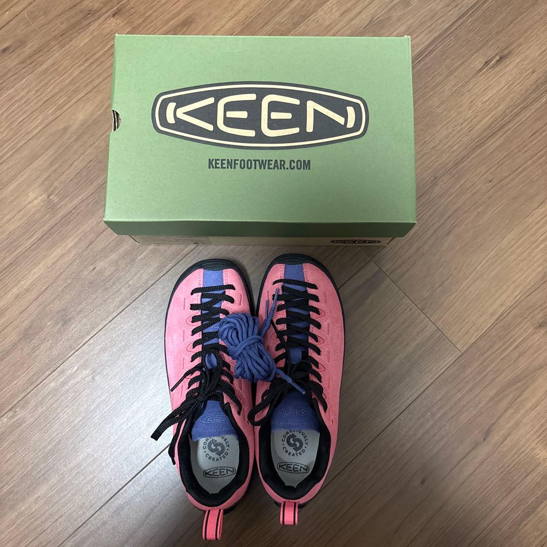 本日限定値下げ　KEEN JASPER ピンク　25cm