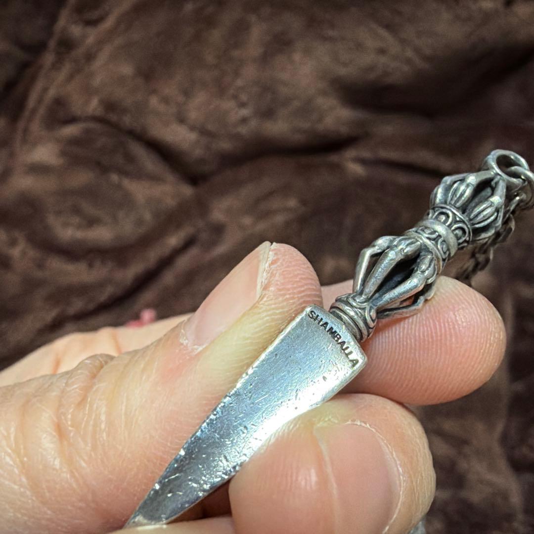 シャンバラ プルパ ダガー 925 ネックレス ロザリオ