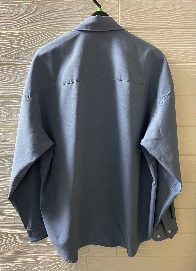 パブリックトウキョウ　コンフォートリラックスシャツ　ダークブルー