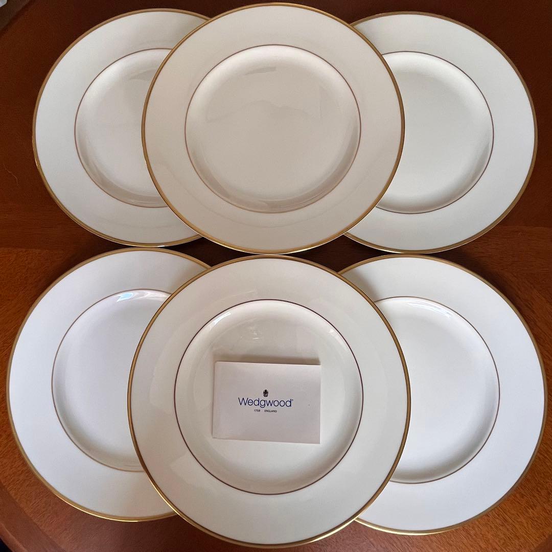 【新品】英国製　ウェッジウッド★カリフォルニア★ディナー皿　6枚
