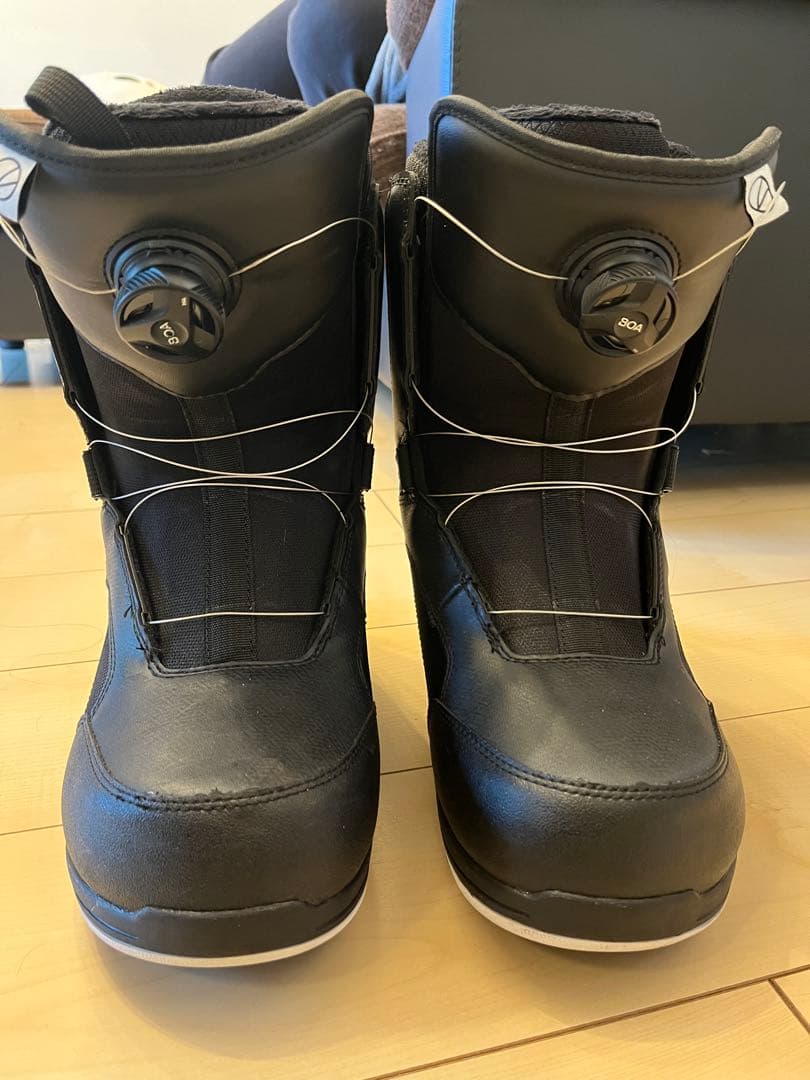 Lastarts men's ブラック スノーボードブーツ 27.5-28.0