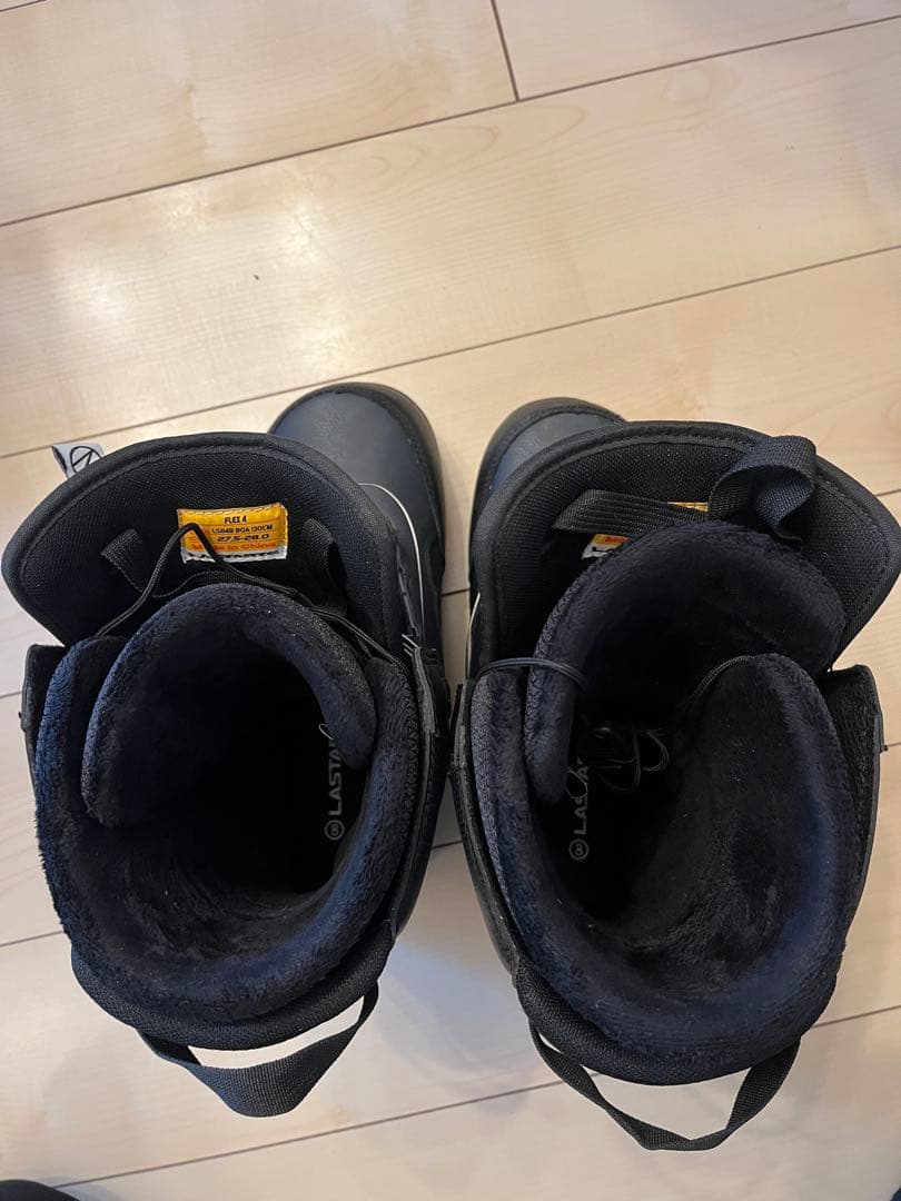 Lastarts men's ブラック スノーボードブーツ 27.5-28.0