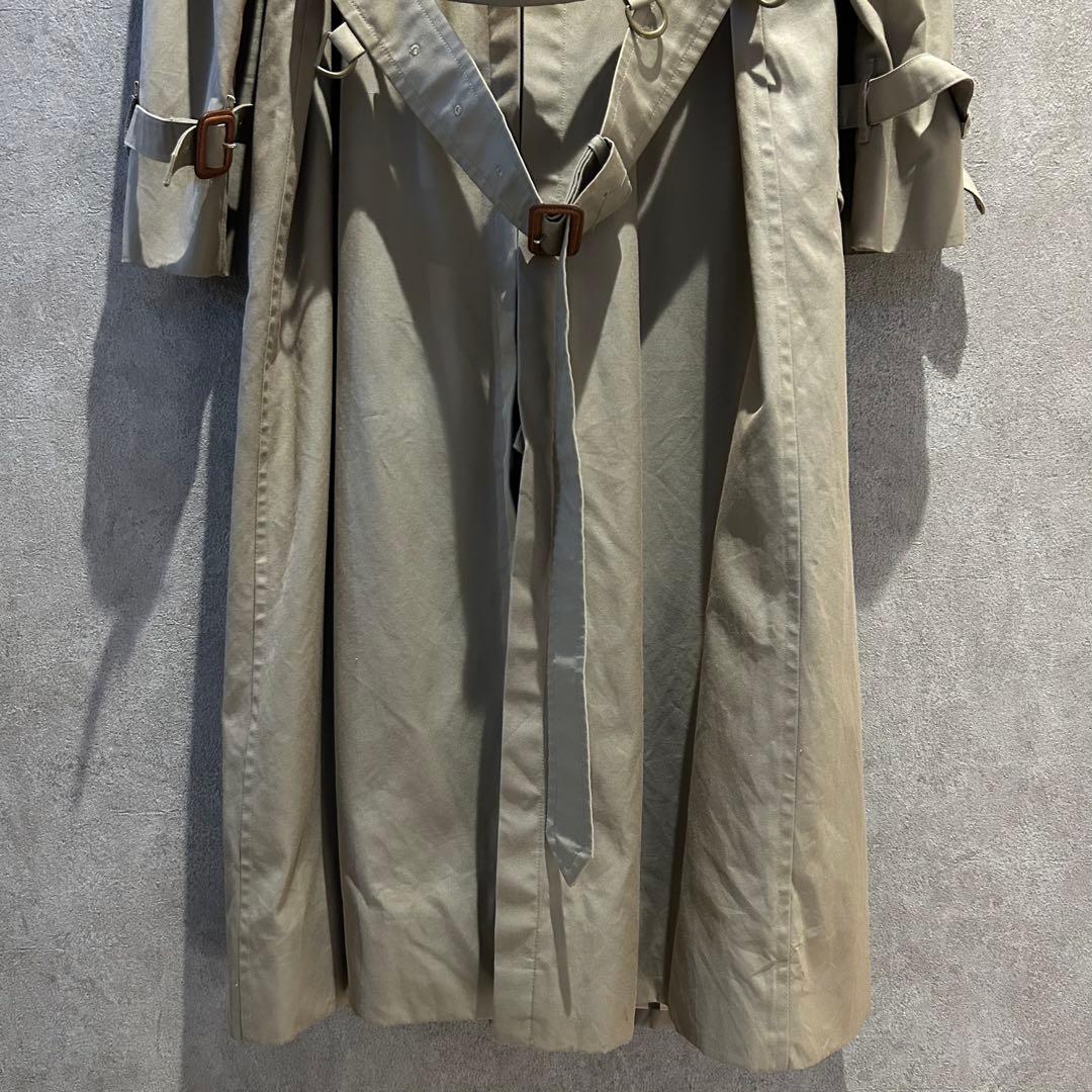 【希少/玉虫色】バーバリー プローサム トレンチコート 綿100% 白タグ
