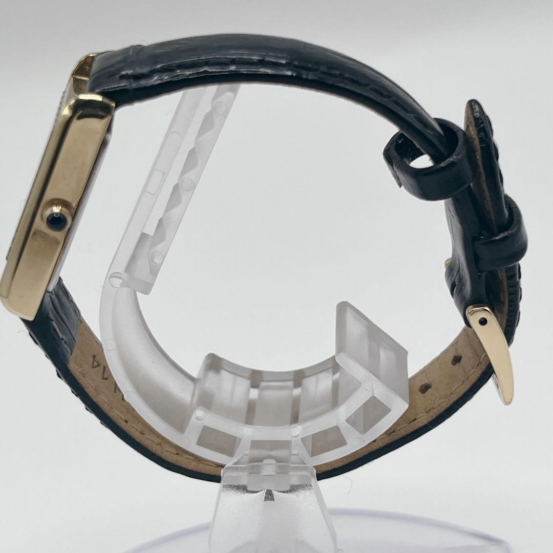 希少✨SEIKO セイコー クォーツ ソーラー ブラック 革ベルト