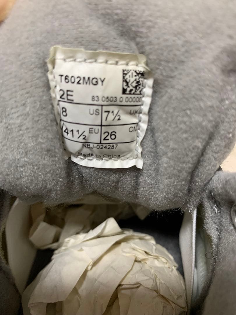 レア？ニューバランスT602M GYハイカットナイキ、アディダス、ノースフェイス