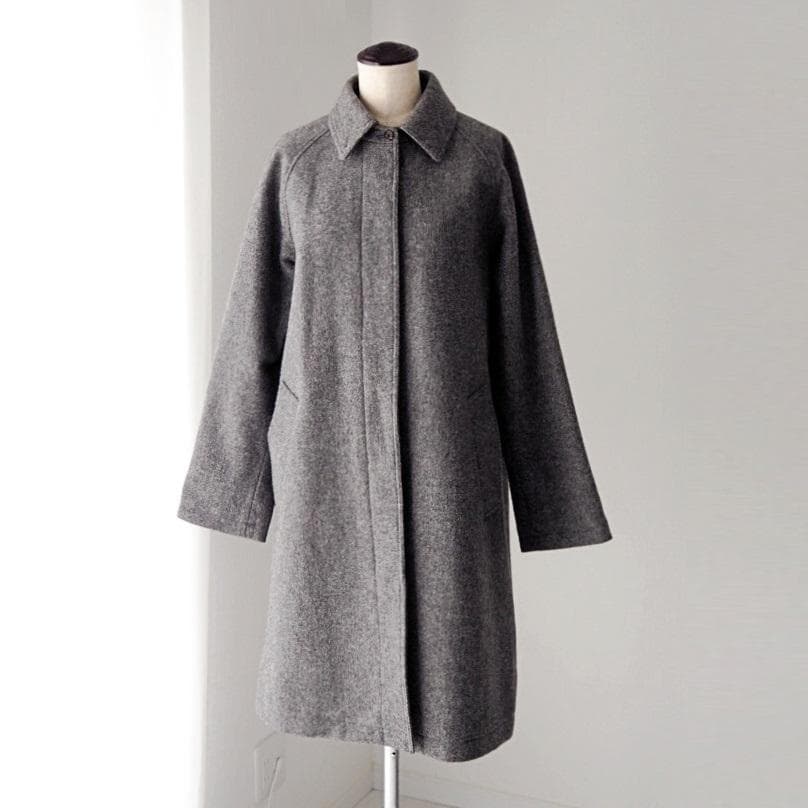 ルポ様マーガレットハウエル ウール100% ステンカラー ロングコート 2