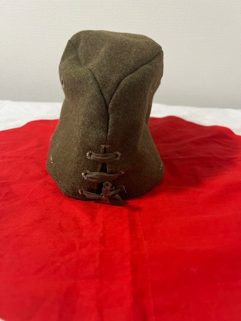 日本軍　日本陸軍　略帽　戦闘帽　古鷹屋　織出星章　後期型　大号　義烈空挺隊