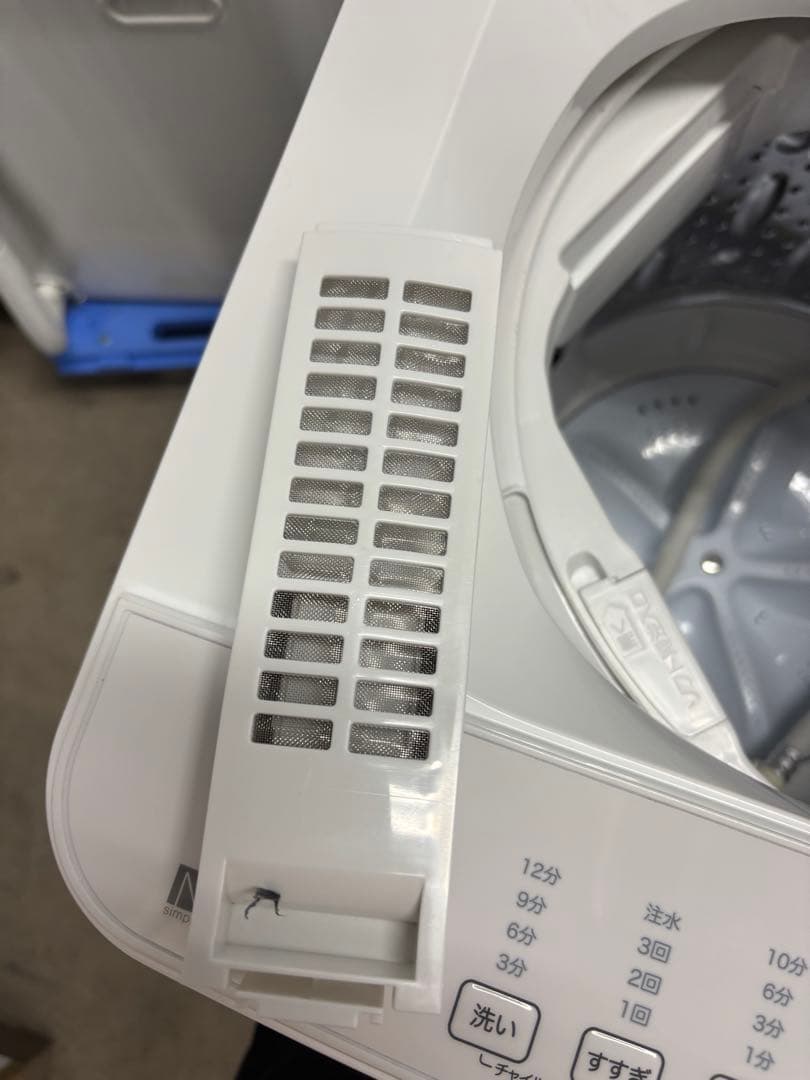 女性オーナーニトリ 全自動洗濯機 6kg NT60T1WH 2024年製 美品