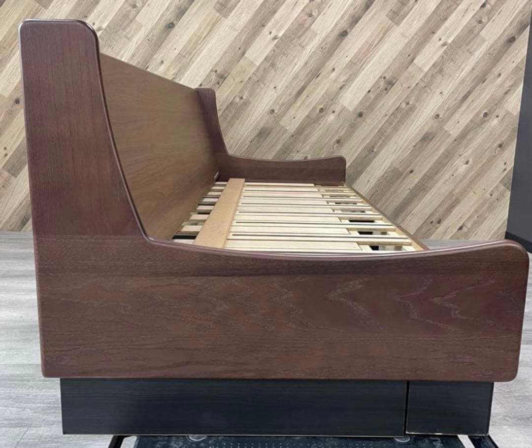 大川家具 モーブル ドロシーⅡ ソファベッド 200cm ブルー×ブラウン