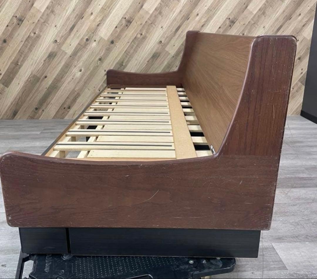 大川家具 モーブル ドロシーⅡ ソファベッド 200cm ブルー×ブラウン