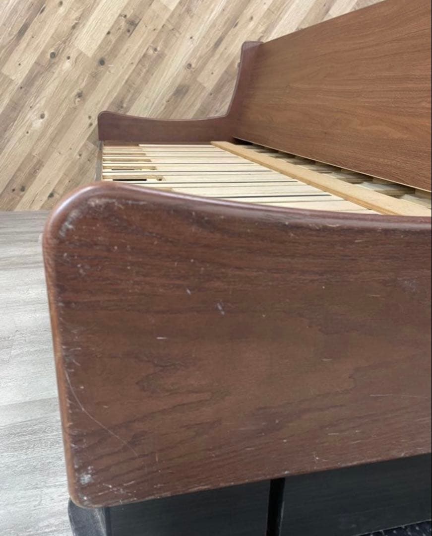 大川家具 モーブル ドロシーⅡ ソファベッド 200cm ブルー×ブラウン