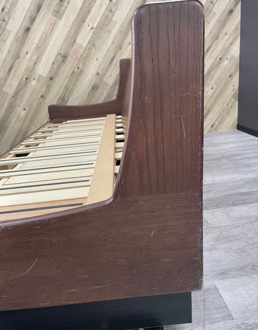 大川家具 モーブル ドロシーⅡ ソファベッド 200cm ブルー×ブラウン