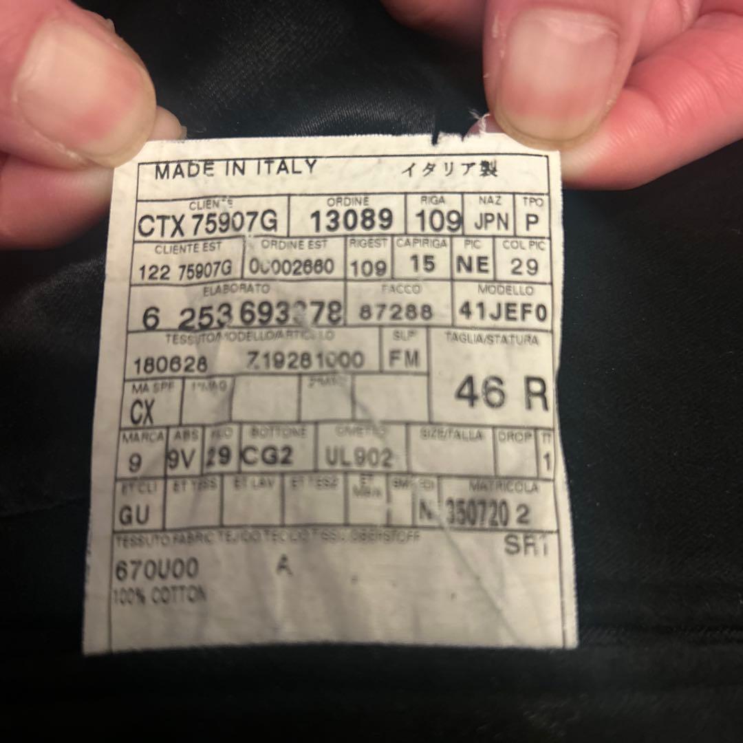 GUCCI ブラック ダブルブレスト トレンチコート