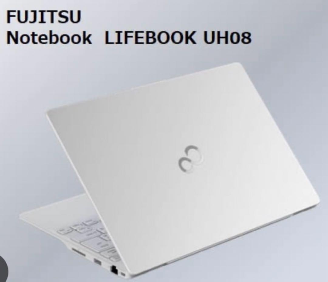 FUJITSU LIFEBOOK UH08 シルバー ノートPC