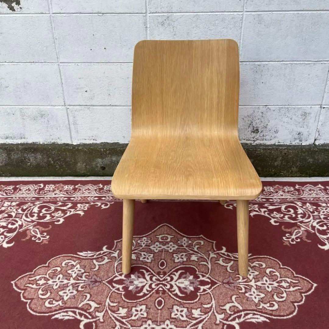 高品質◾️oliver オリバー プライウッド座面 木製チェア 椅子 イス B