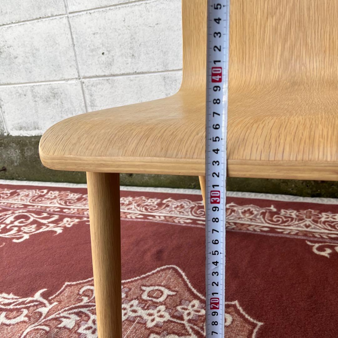 高品質◾️oliver オリバー プライウッド座面 木製チェア 椅子 イス B