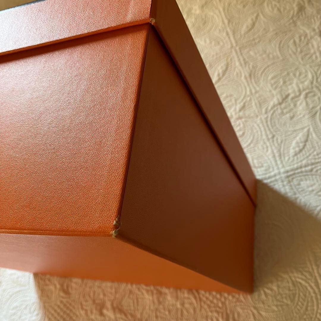 HERMES オレンジ box ケリー　バーキン　34.5✖️34.5✖️14