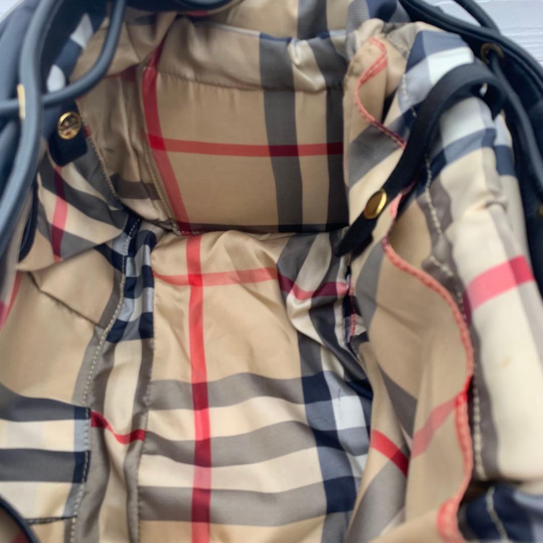 希少！Burberry ノバチェックマザーズバッグ キルティングレザー2Way