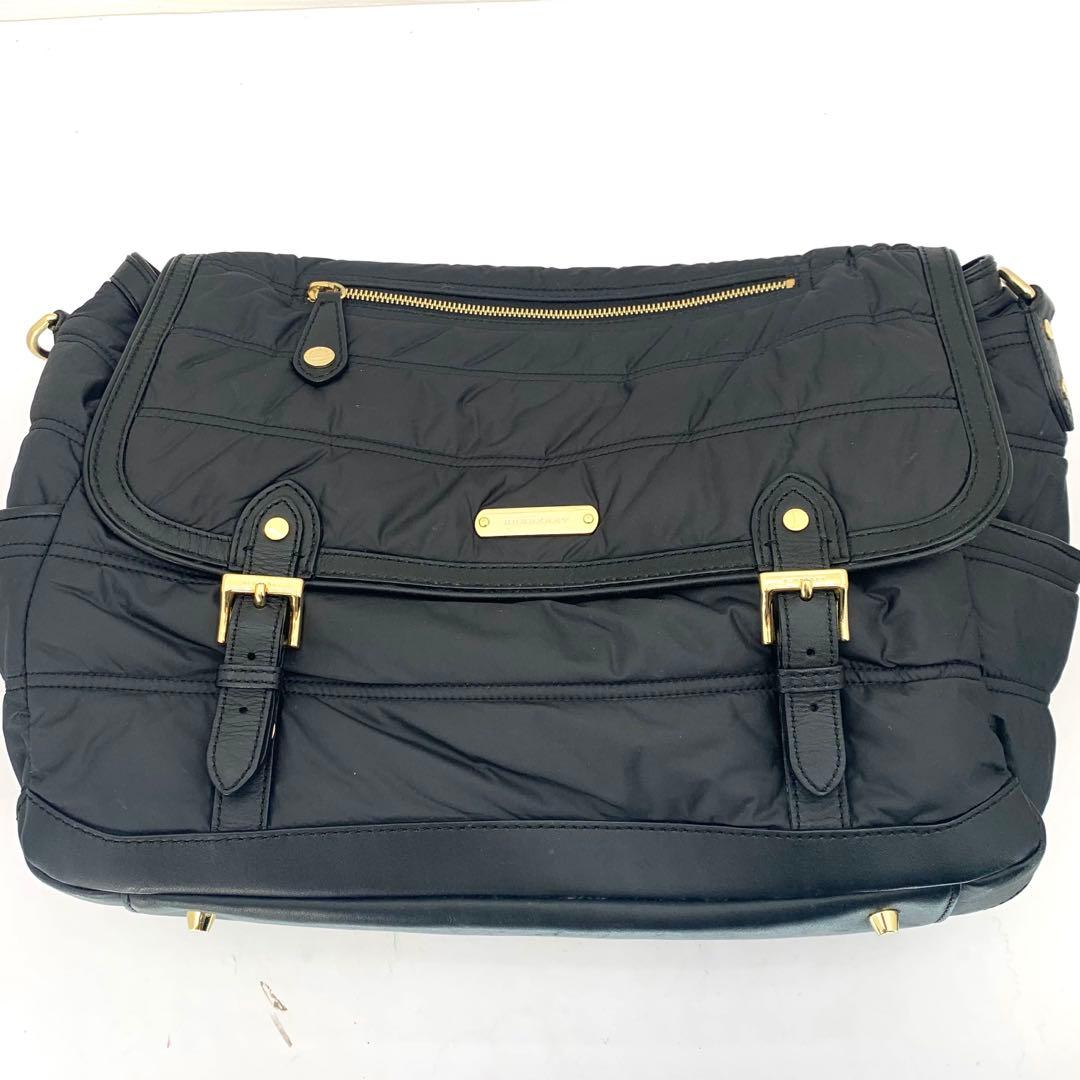 希少！Burberry ノバチェックマザーズバッグ キルティングレザー2Way