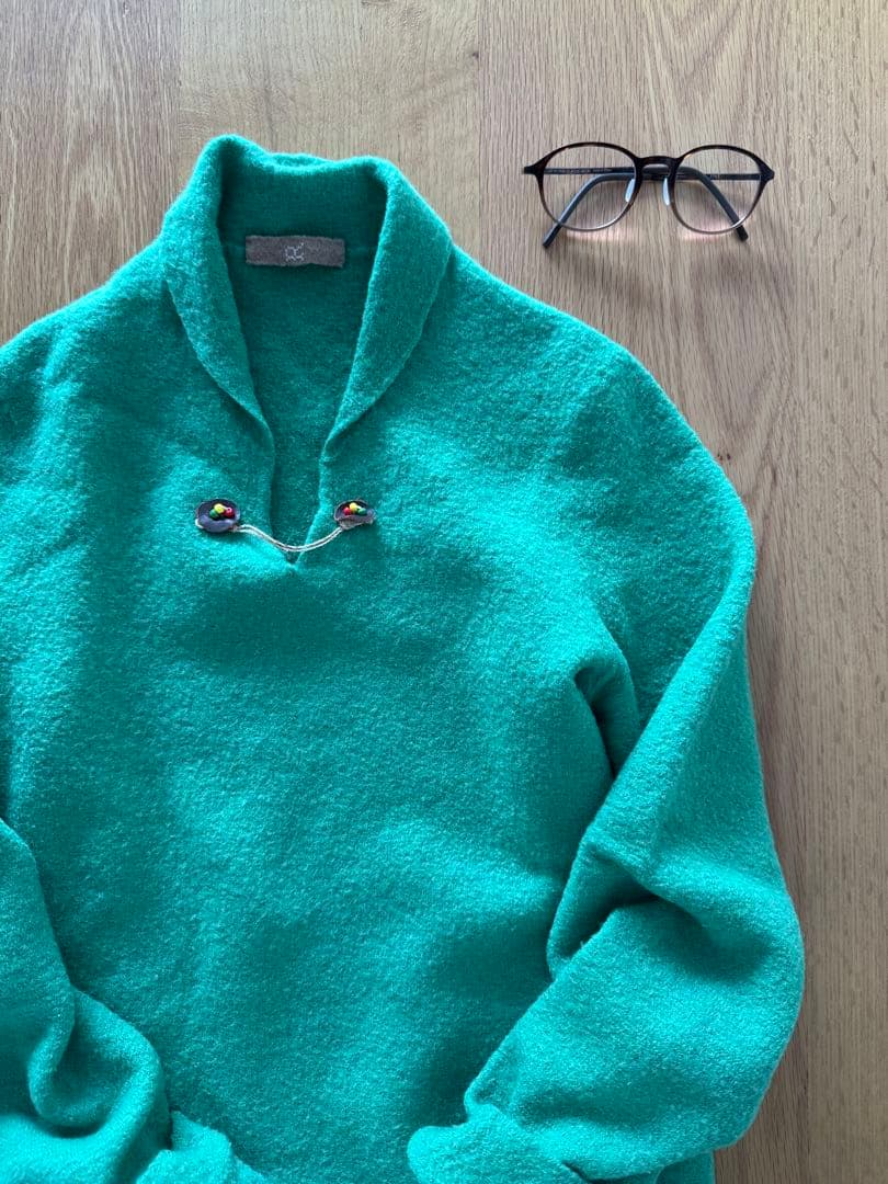 45rpm 45R 縮絨ウール 圧縮ウール　ニット