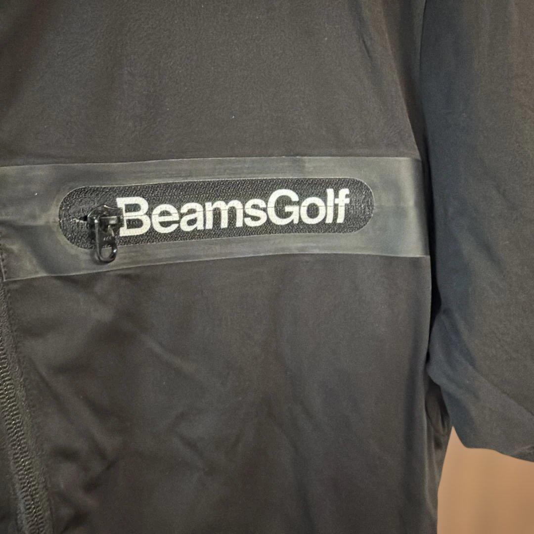 【美品】BEAMS GOLFショートスリーブジャケット 中綿　半袖　ベスト　防寒