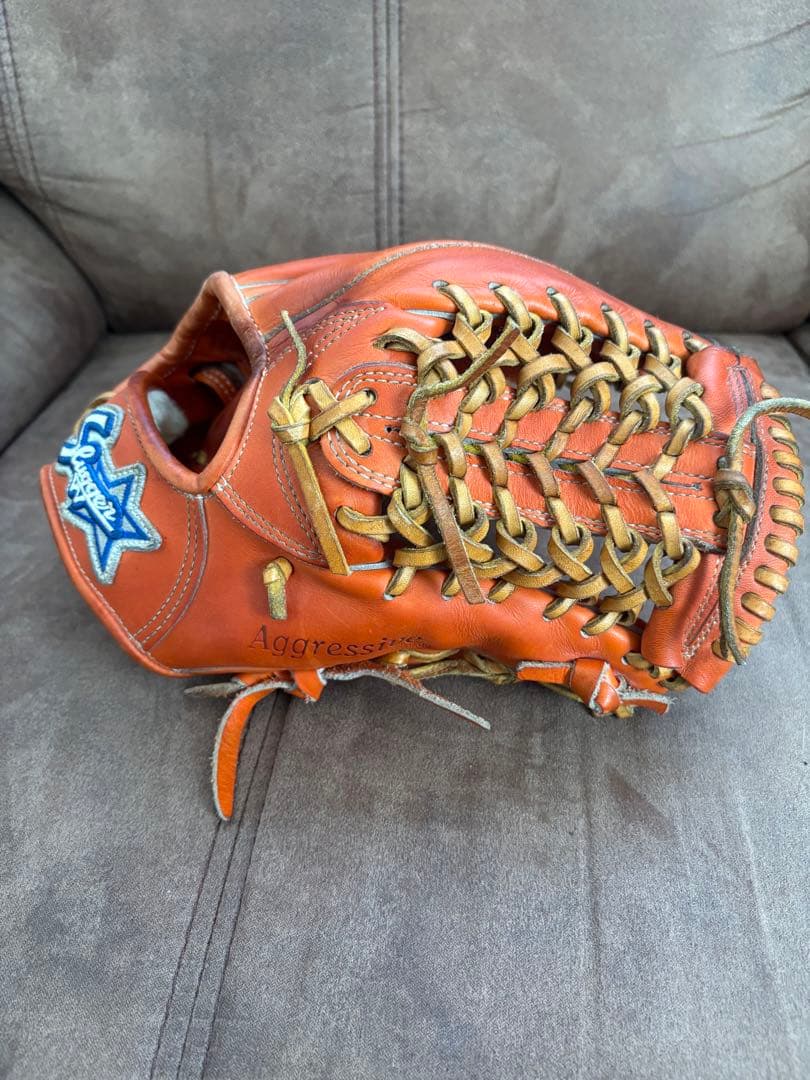 久保田スラッガー 硬式用野球グローブ オレンジ