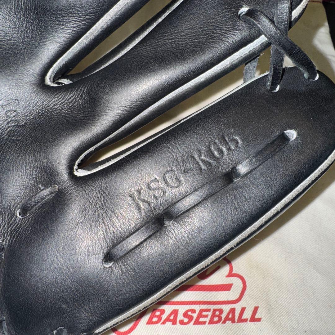 久保田スラッガー 投手用 硬式グローブ KSG-K65 ブラック 美品！