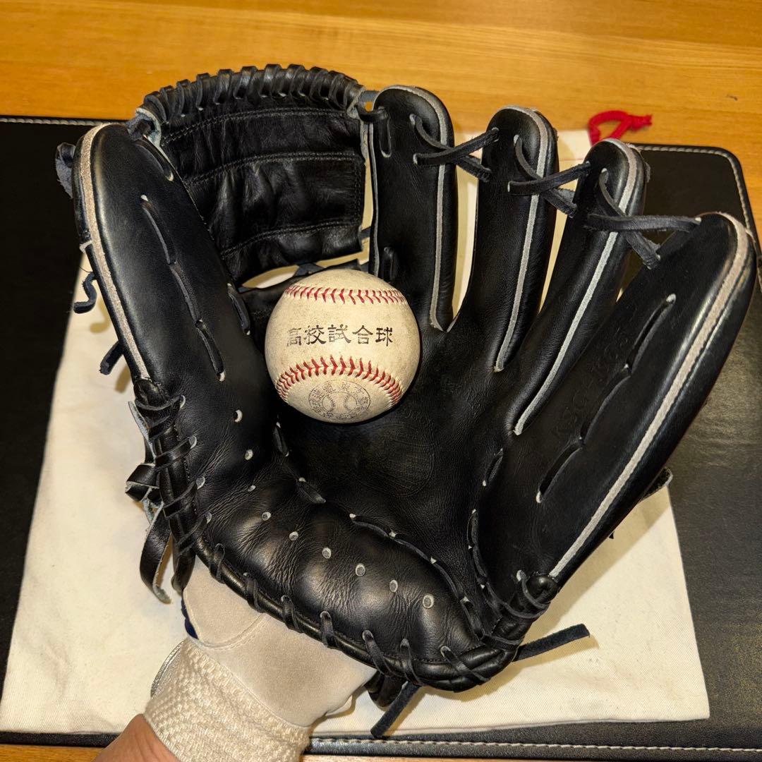 久保田スラッガー 投手用 硬式グローブ KSG-K65 ブラック 美品！