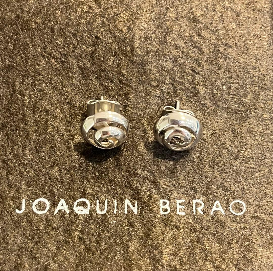 ★ホアキンべラオJoaquin Berao シルバーピアス★うずまき★