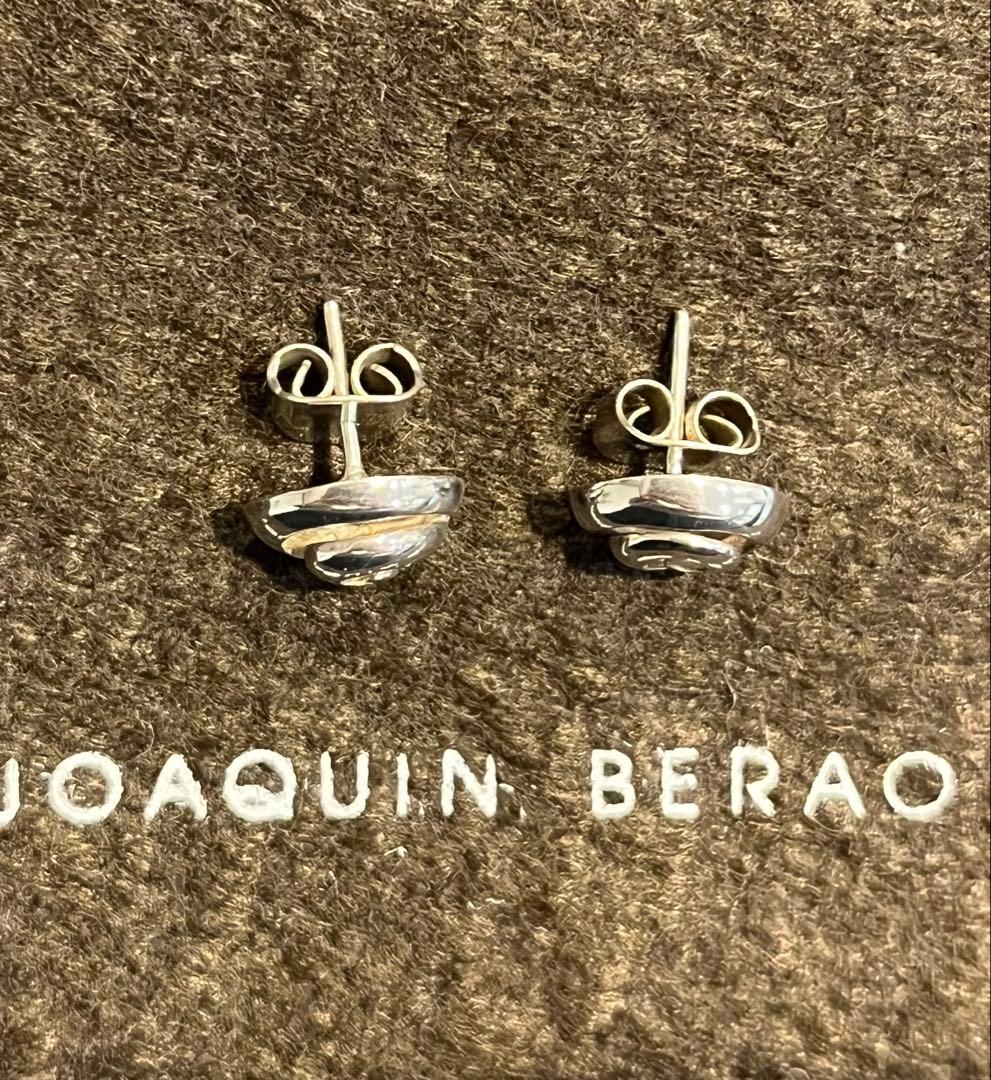 ★ホアキンべラオJoaquin Berao シルバーピアス★うずまき★
