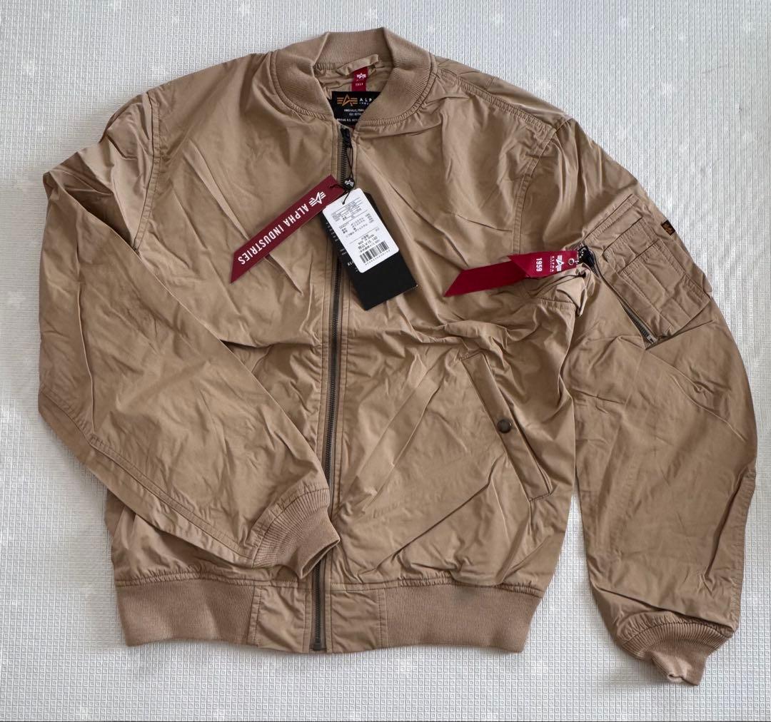 ソ*ン様 【新品】ALPHA INDUSTRIES MA-1 ベージュ XL メ