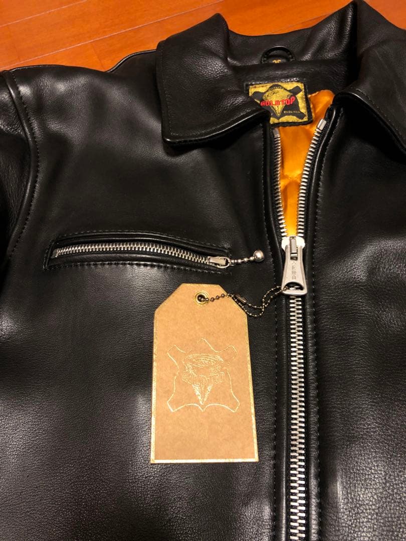 T*Z様 GOLDTOP シングルライダース　英国製　36 美品