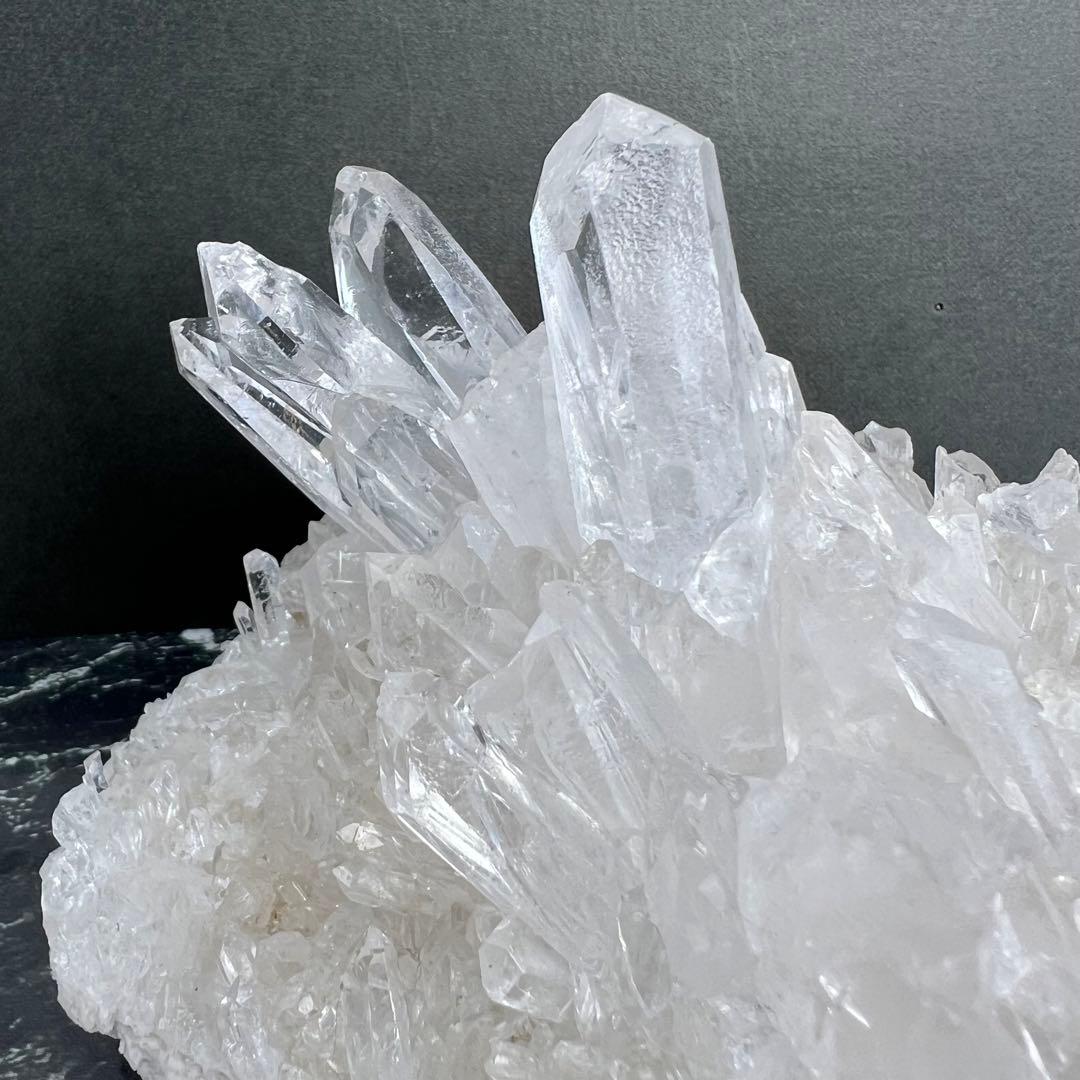 ✳️☆極煌の逸品☆✨高透明度 レインボー 水晶クラスター 天然石 原石 置物