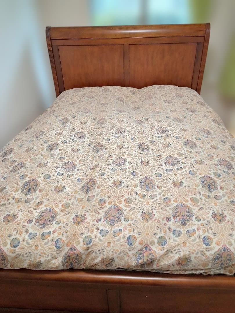 羽毛ふとん + ラルフローレン布団カバーのセット（クイーンサイズ）