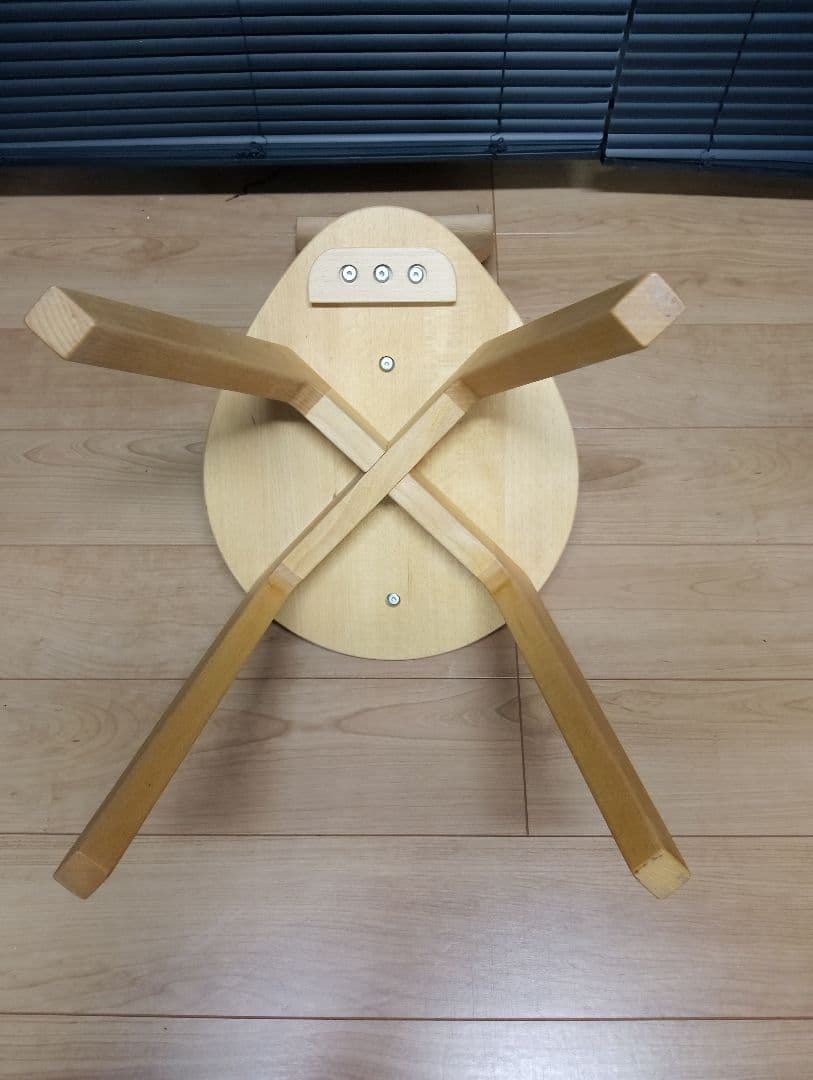 ​高級家具 Tishler ティシュラー 無垢材 たまごチェア 4脚 定価24万