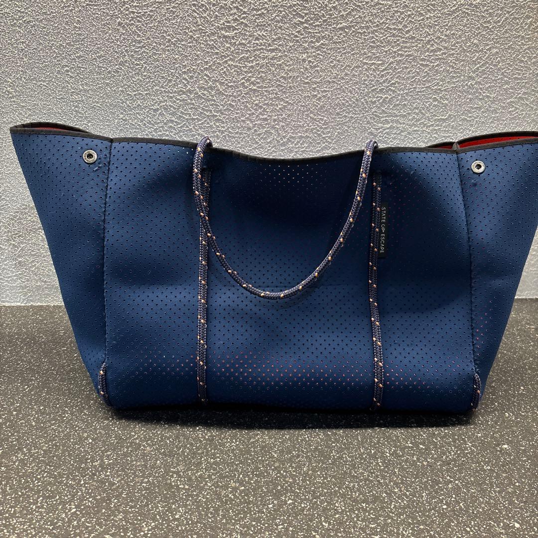 【美品】State of Escape トートバッグ ネイビー