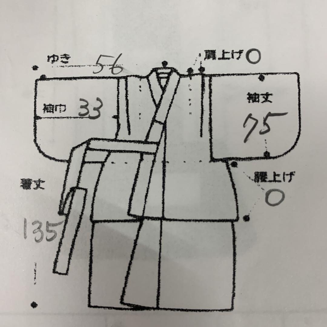 七五三　７歳　女の子　フルセット　赤×黒　毬　小物セット　61221