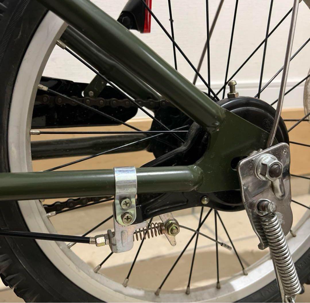 メルカリ市期間限定Jeepジープ 子供用 自転車 オリーブ 18インチ 補助輪