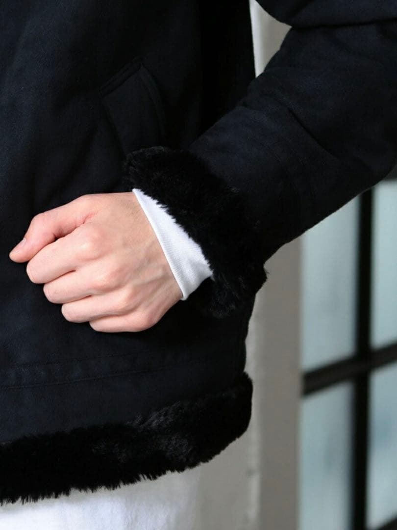 新品タグ付き★2.4万★ビューティー＆ユース フェイクムートン B-3 ブルゾン