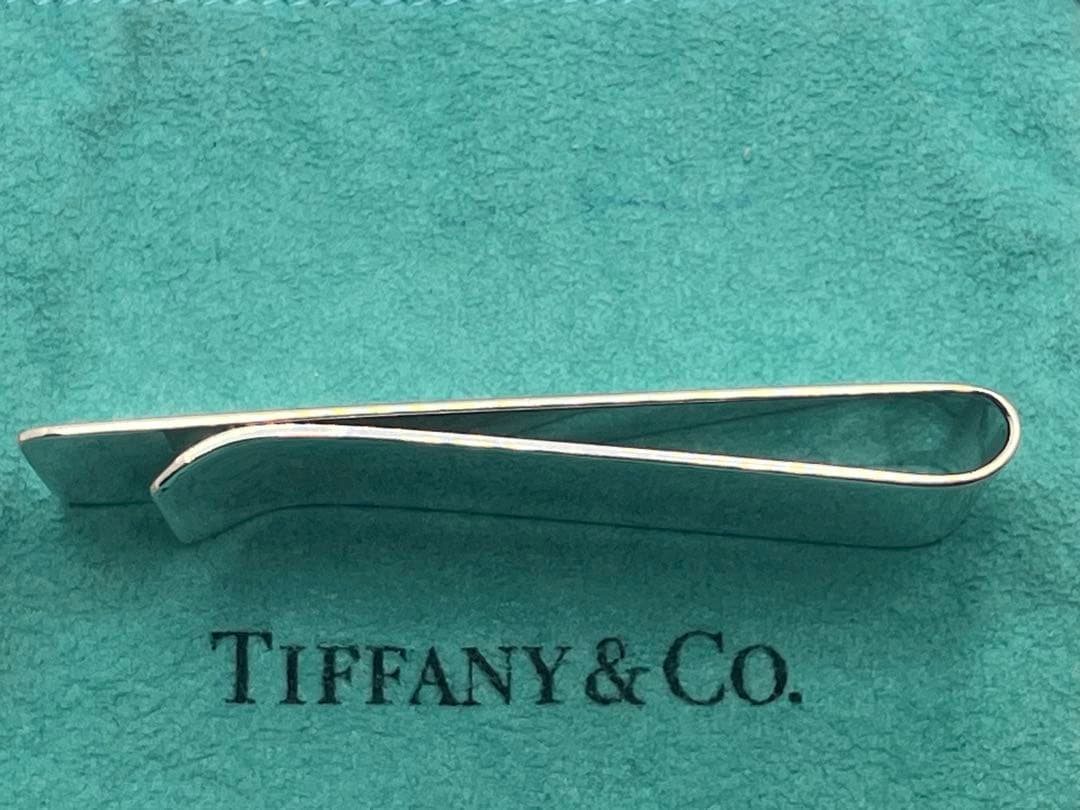 c182 美品　希少　ティファニー　マネークリップ　シルバー　925
