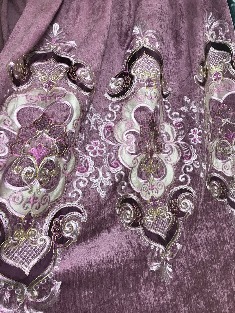 2,000円割引 1セット限定 2枚入り 高級 ドレープカーテン カーテン 刺繍