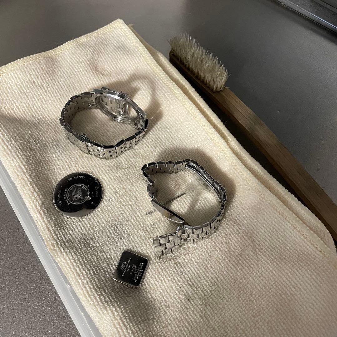 正規品【新品電池】BALENCIAGA 0023/ダイヤベゼル 動作品 人気