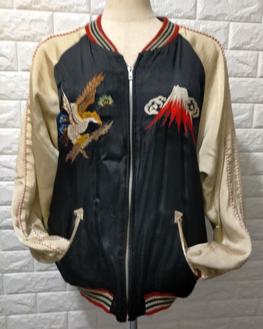 CROPPED HEADS レア物 リバーシブル 初夢 スカジャン Lsize