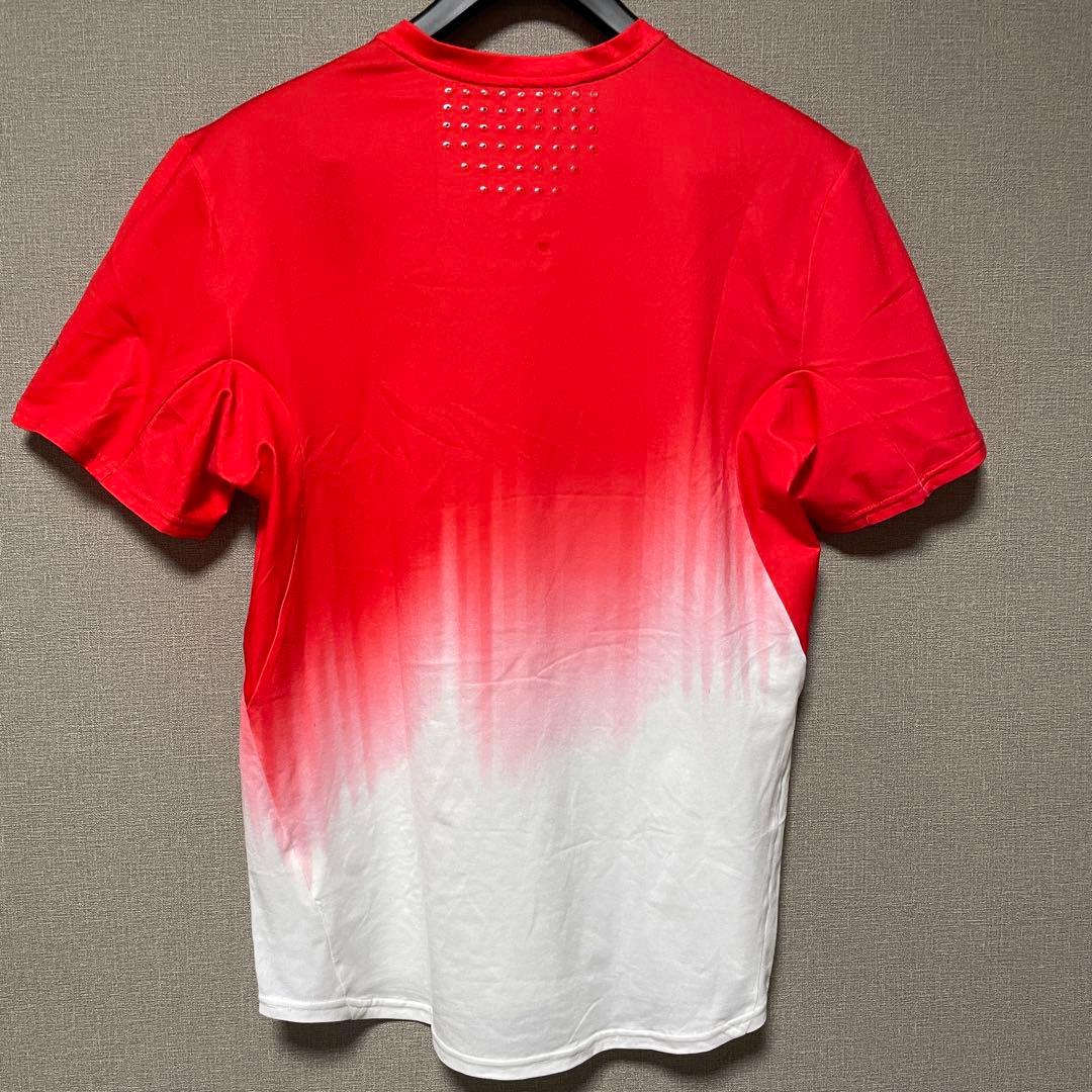 NIKE ナイキ テニス ウェア シャツ フェデラー 赤 レッド レア 希少