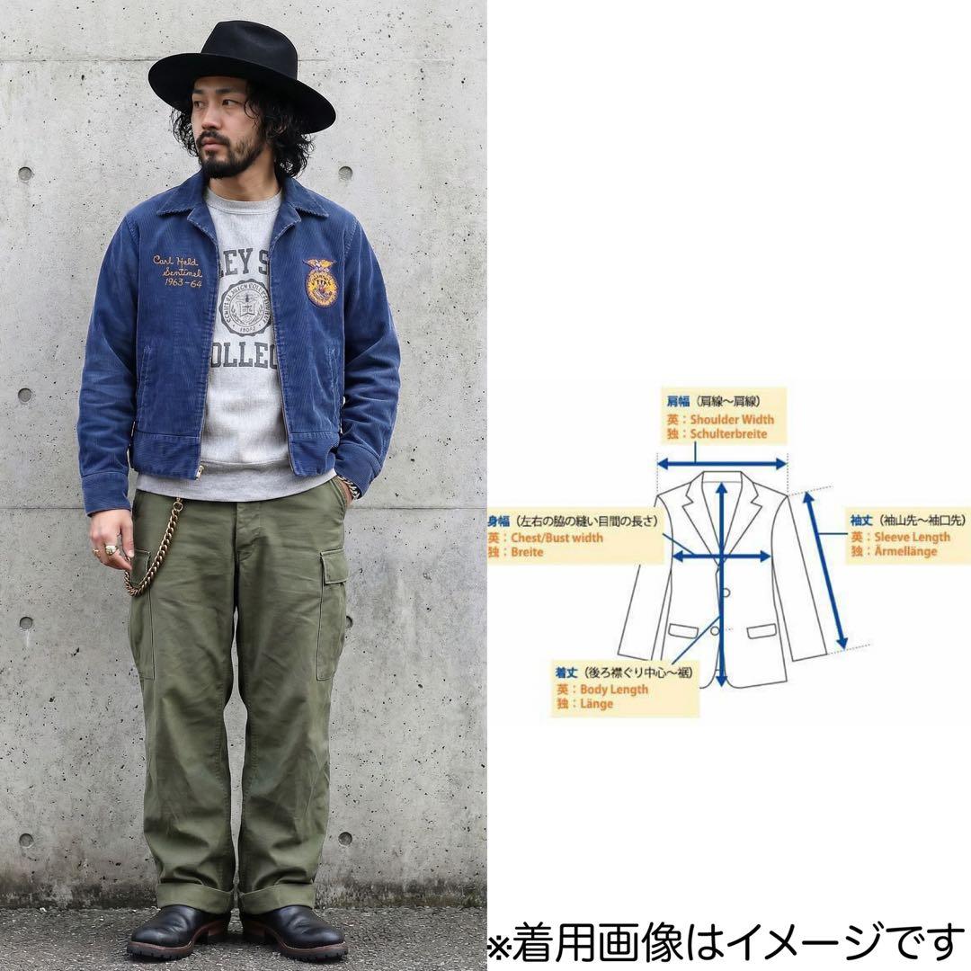 60s★FFA★ファーマーズジャケット★刺繍 ワッペン★USA製★短丈★L★42