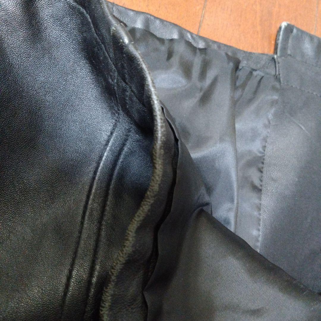 【羊革】ロングトレンチコート