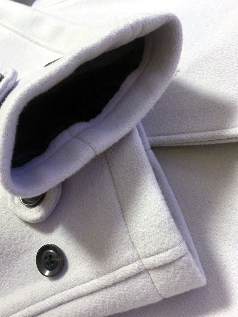 【junhashimoto】 スタンドカラーコート ライトグレー size5