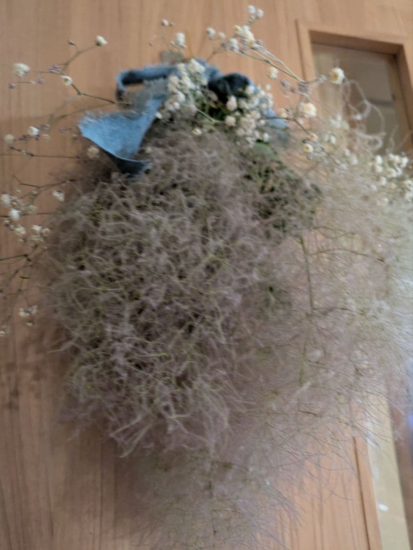 ドライフラワー★もりもりスモークツリースワッグ★かすみ草　アレンジメント